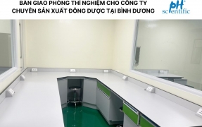 BÀN GIAO PHÒNG THÍ NGHIỆM CHO CÔNG TY CHUYÊN SẢN XUẤT ĐÔNG DƯỢC TẠI BÌNH DƯƠNG