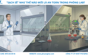 KHI PHÒNG THÍ NGHIỆM “QUÁ SẠCH” LẠI LÀ DẤU HIỆU NGUY HIỂM