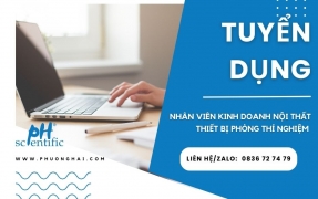 TUYỂN NHÂN VIÊN KINH DOANH NỘI THẤT THIẾT BỊ PHÒNG THÍ NGHIỆM