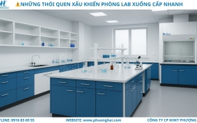 NHỮNG THÓI QUEN XẤU KHIẾN PHÒNG LAB XUỐNG CẤP NHANH