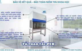 TỦ THAO TÁC PCR – “VỆ SĨ THẦM LẶNG” CỦA DNA