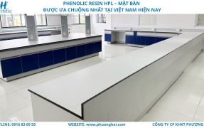 MẶT BÀN PHÒNG THÍ NGHIỆM: CHỌN CHẤT LIỆU NÀO LÀ PHÙ HỢP ?
