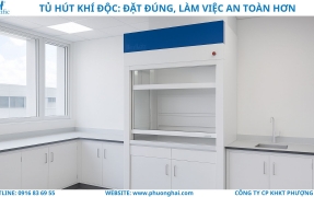 3 NGUYÊN TẮC “VÀNG” KHI CHỌN VỊ TRÍ ĐẶT TỦ HÚT KHÍ ĐỘC
