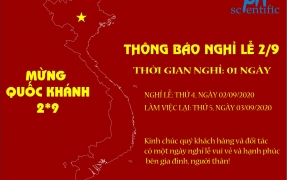 THÔNG BÁO LỊCH NGHỈ LỄ QUỐC KHÁNH 02/09/2020